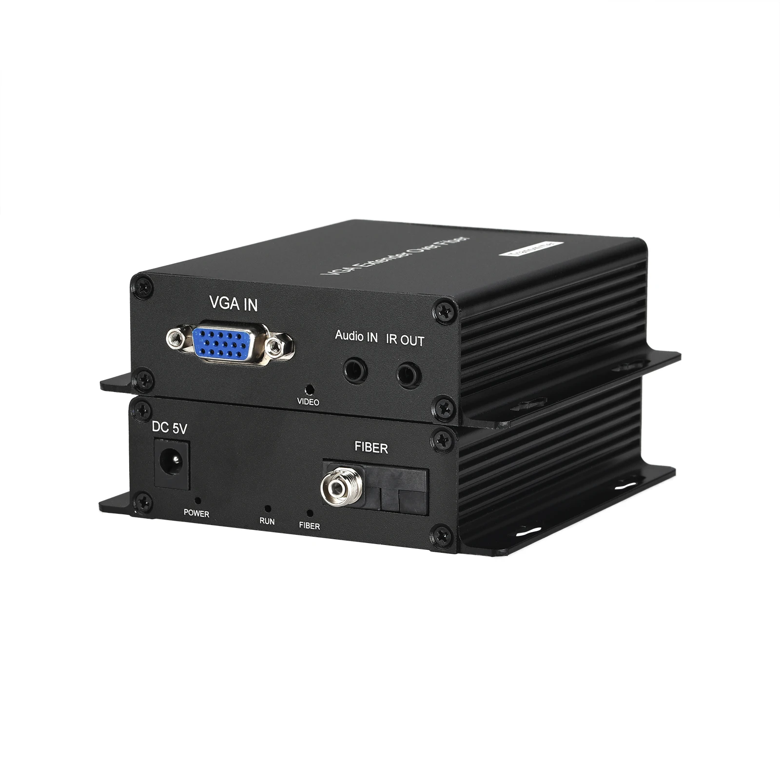 Audio Video Fiber Converter VGA Fiber Optical Extender with KVM