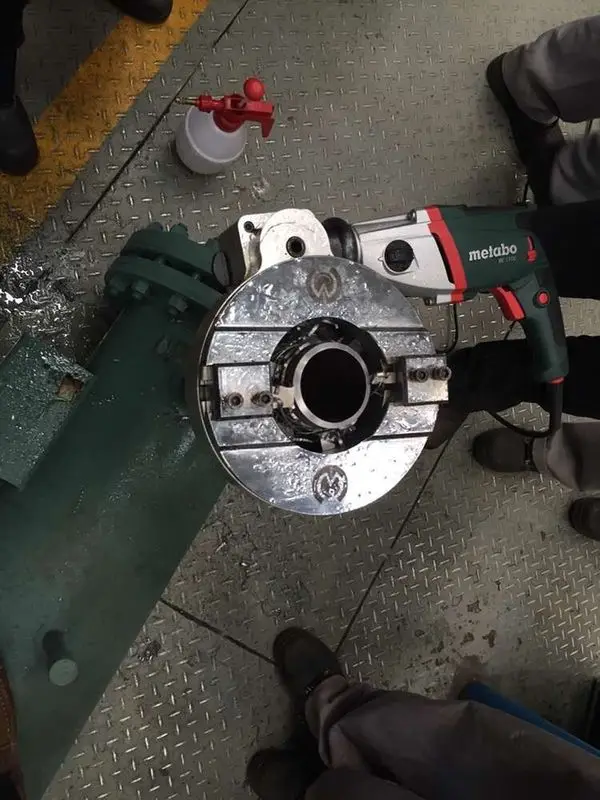 Electric Motor Cam-type Self-centering  Portable Pipe Cutting And Beveling Machine