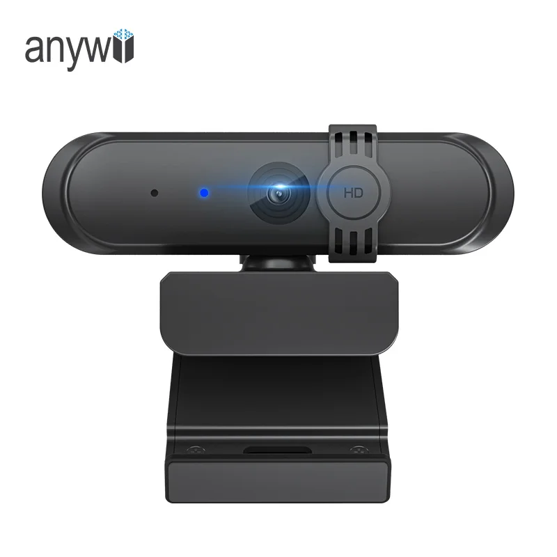 Anywii 1080p Webcam Full Hd Web Camera With Built-in Microphone Usb Plug Web Cam Pc Computer for Laptop Desktop Youtube Skype