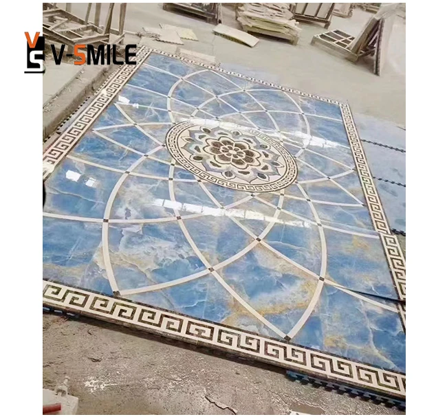 Backlit Onyx Stone Stone for Hotel and Villa Decoration Natural Blue Onyx Slab Stone Price