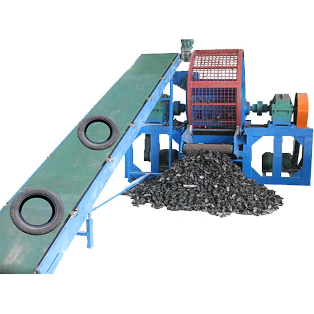 Competitive Price waste tyre shredder tire rubber powder making machine tire recycling machine