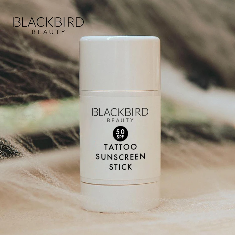 Private Label Sunblock Stick Tattoo Sunscreen OEM/ODM Tattoo Aftercare Prevent INK From Fading Tattoo Stick Sunscreen SPF50