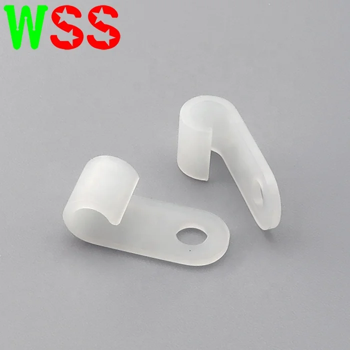 Weichimei Cable Clip Wire Clamp Nylon Screw Mounting Cord Fastener Clips for Wire Management