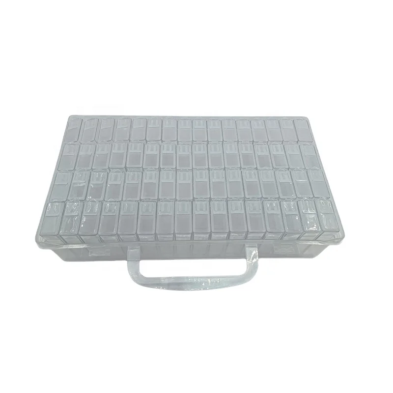 Factory Price Transparent PP Material Plastic Storage Container  Plastic Organizer  paint  Storage Box