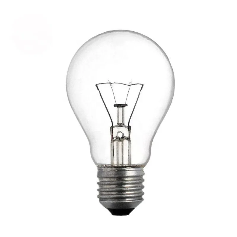 Manufacture price A55 110v 220v 75w 100w E27 incandescent clear bulbs a19