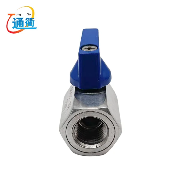 Customized  male threaded stainless steel mini ball valve 1000wog