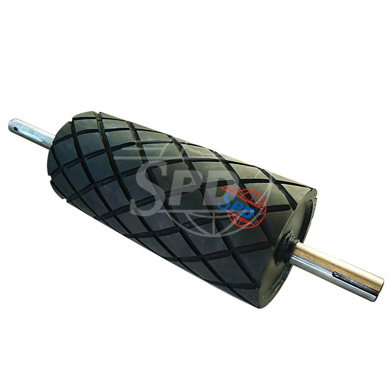 Custom Ceramic Covered Roller Conveyor Belt Roller Electric Conveyor Belt Unpowered Drive Roller