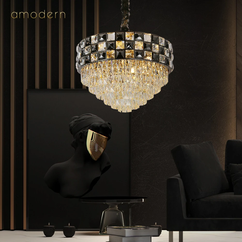 
China Zhongshan Fancy Design Glass European Brass Antique Crystal Chandelier Hanging Light Modern Chandelier Lighting 