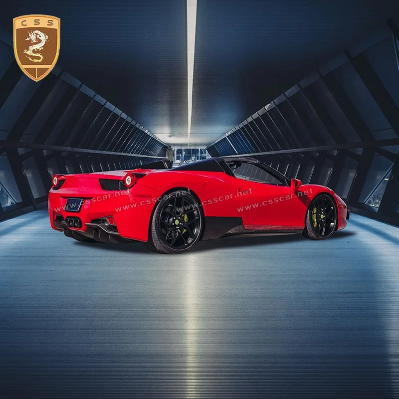 Oem Стиль углеродного волокна боковые юбки расширения для Ferrari 458