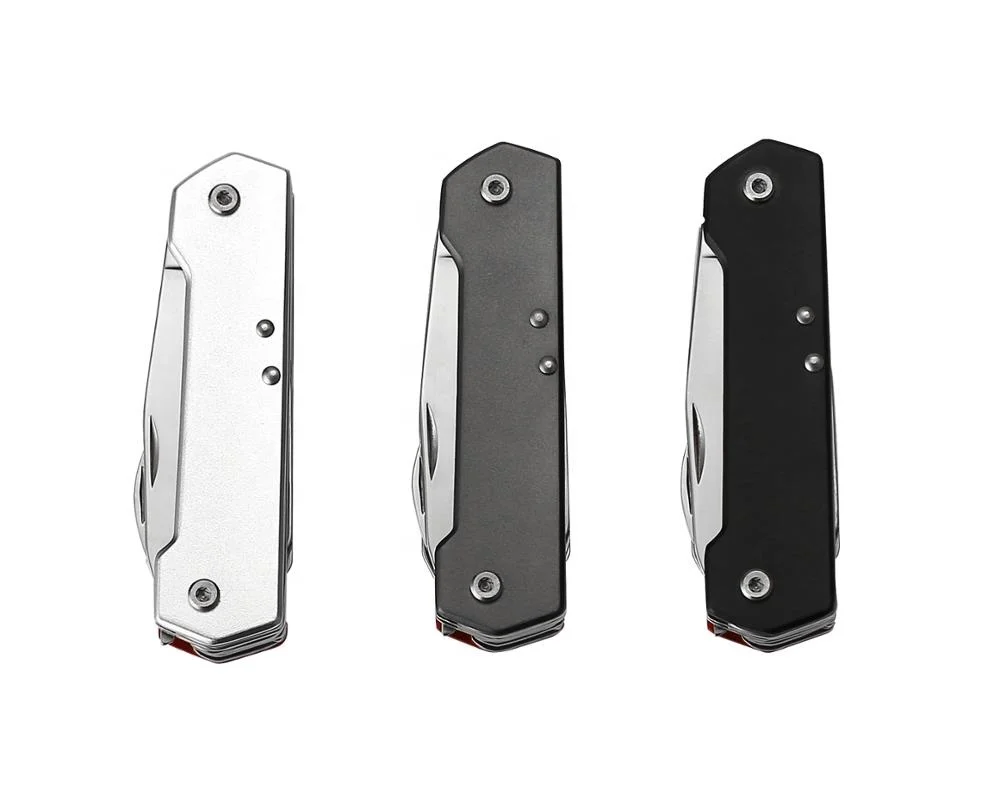 1 MOQ Hot Sale 420 Stainless Steel Multi-function Knife with Scissors