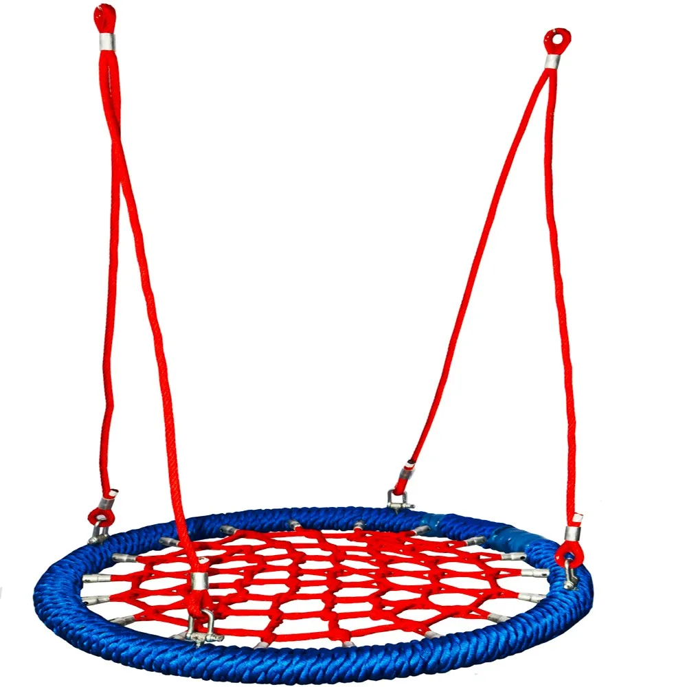 
Round outdoor rope garden commercial adult big fabric nest swing seat chair for sale 