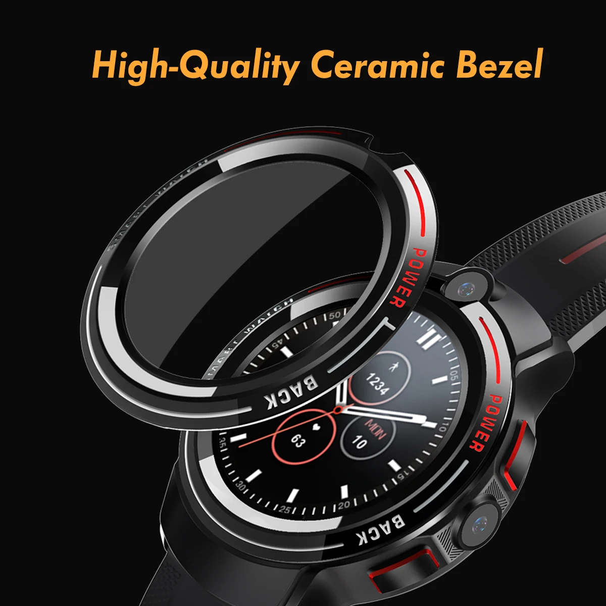 dropshipping  Smart Watch 2021 Wholesale Round Nano Sim Dual Camera Ip68 Waterproof Gps Reloj What app 3g 4g Android Smartwatch