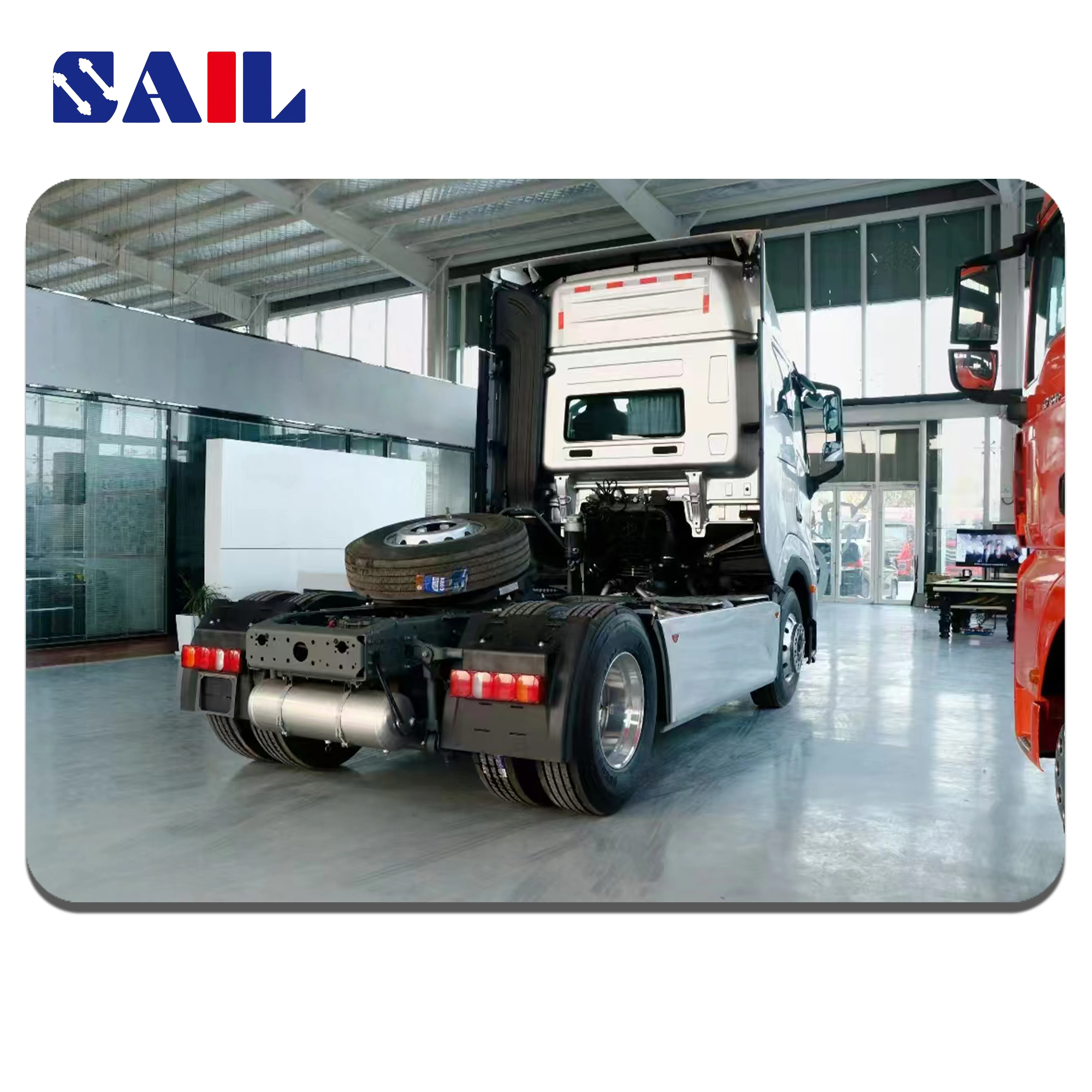 SAIL Utilized HOWO  Tractor Semi Trailer Truck Head 370hp Tractor Truck for Sale
