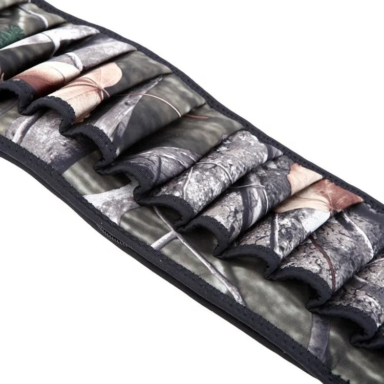 Super September quick shipping 27 Rounds Camouflage Waterproof Neoprene Bullet Bag for hunting
