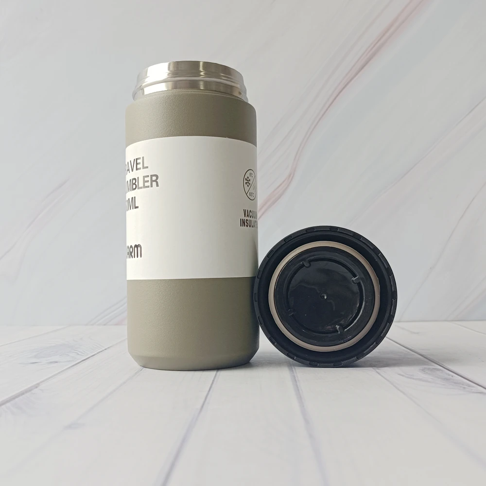 Stock Product Double Wall Thermos Vacuum Flask Sublimation 350ml Logo Custom Design Stainless Steel Travel Vacuum Flask