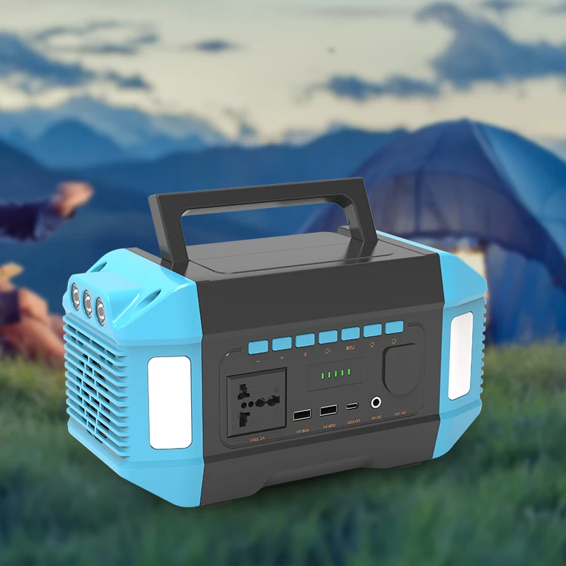 Custom 300W portable mini solar power station lithium Ion battery outdoor emergency power station with solar panel