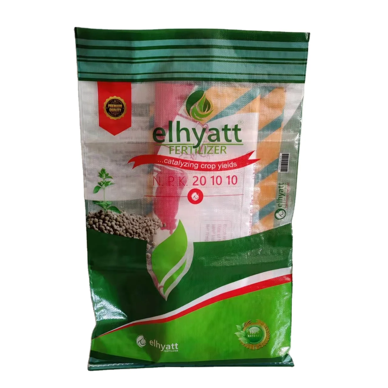 50kg compound fertilizer bags for packaging plastic polypropylene woven organic fertilizer bag design bopp laminated 20kg 25kg