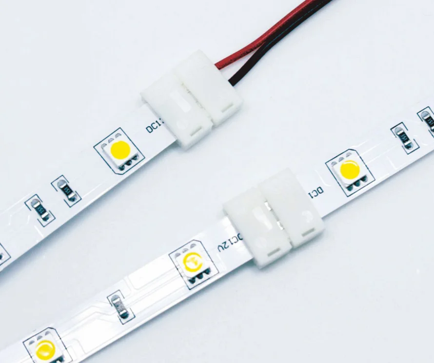  2 Pin 4pin 8 мм 10 T + тип Бесплатная сварки светодиодные полосы разъем с проводом для одного