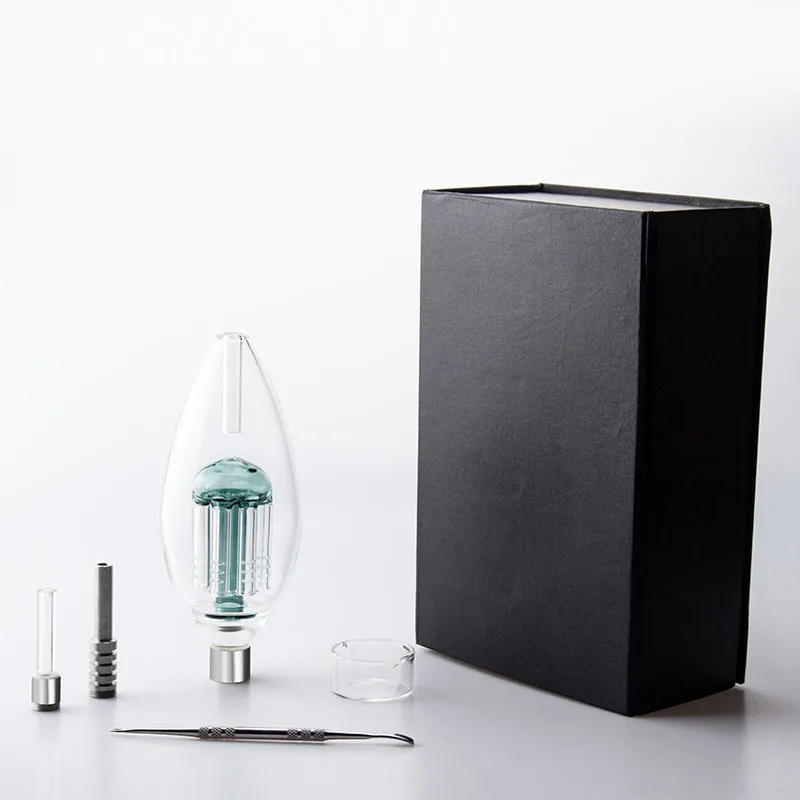 High Quality 510 Thread Factory Wholesale Glass Collector Quartz Weed Accessories Big Nectar Pipes with Gift Box