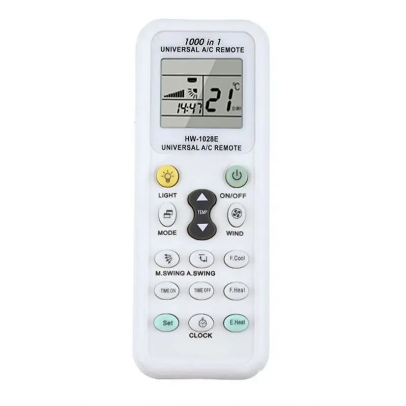 Universal K-1028E Latest 1000 in 1 AC Remote Control for Air Conditioner Condition LCD Backlight A/C Muli Remote Control