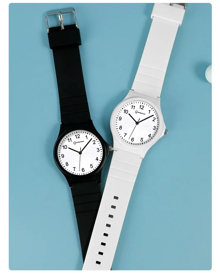 China Factory 8855G 30M waterproof simple design OEM/ODM men lady Fashion quartz wrist watch