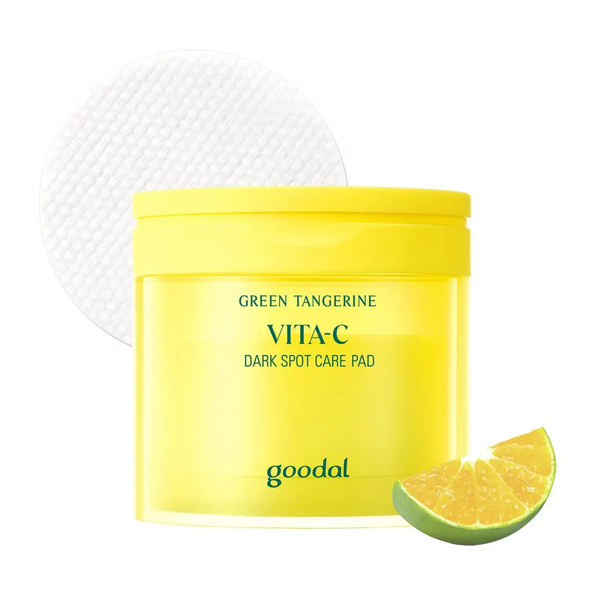 Korean Goodal Vitamin C Skin Care Dark Spot Remover Toner Pads Green Tangerine Vita-C Dark Spot Care Pad 70 ea