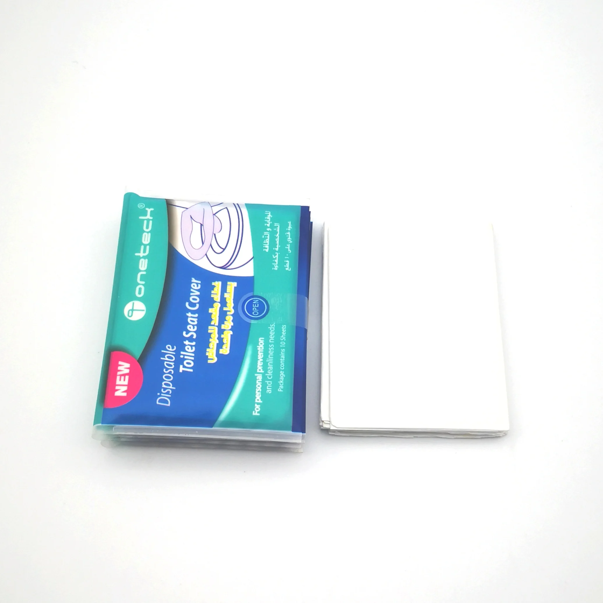 
Good quality flushable disposable biodegradable toilet tissue seat covers 