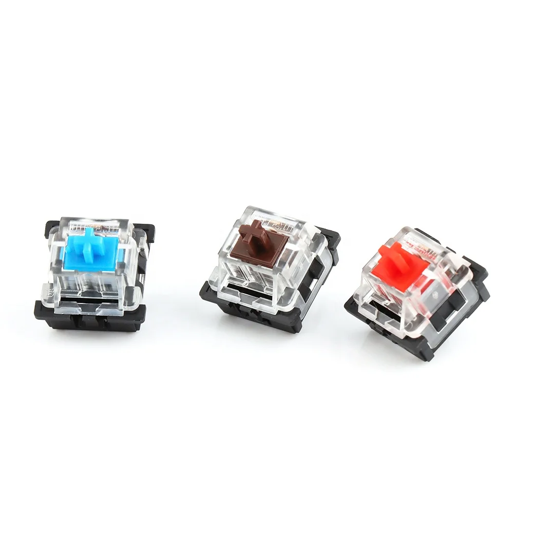 Rgb оптический переключатель клавиатуры механические коричневые синие красные 3 контакта 5 контактов Пользовательские DIY игровые