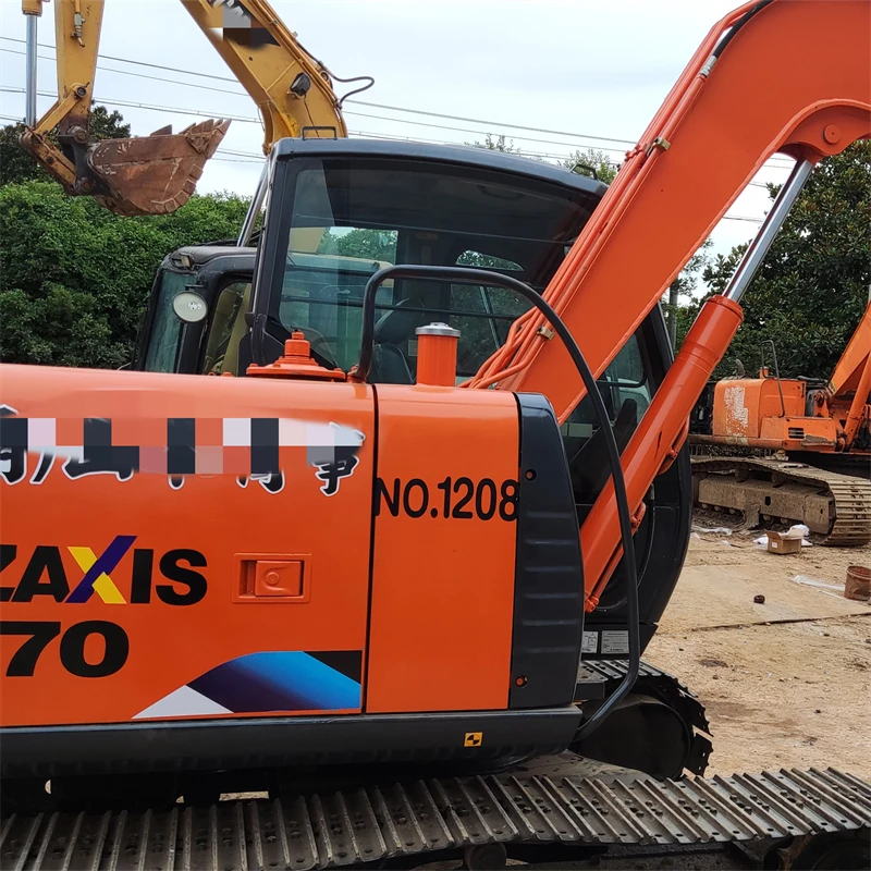 Японский оригинальный мини-экскаватор EX70, небольшой японский гусеничный экскаватор/мини-экскаватор EX70