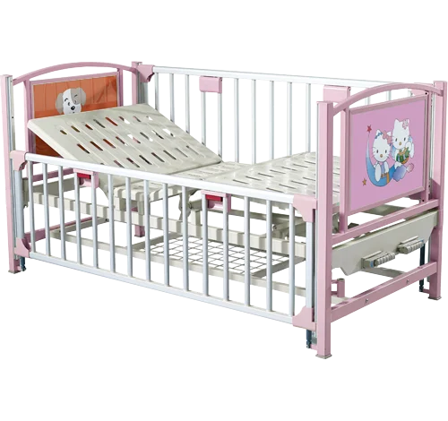 HH/BC-F-ET-T-057-A Cartoon Kids children hospital beds Pediatric Medical Beds For Sales