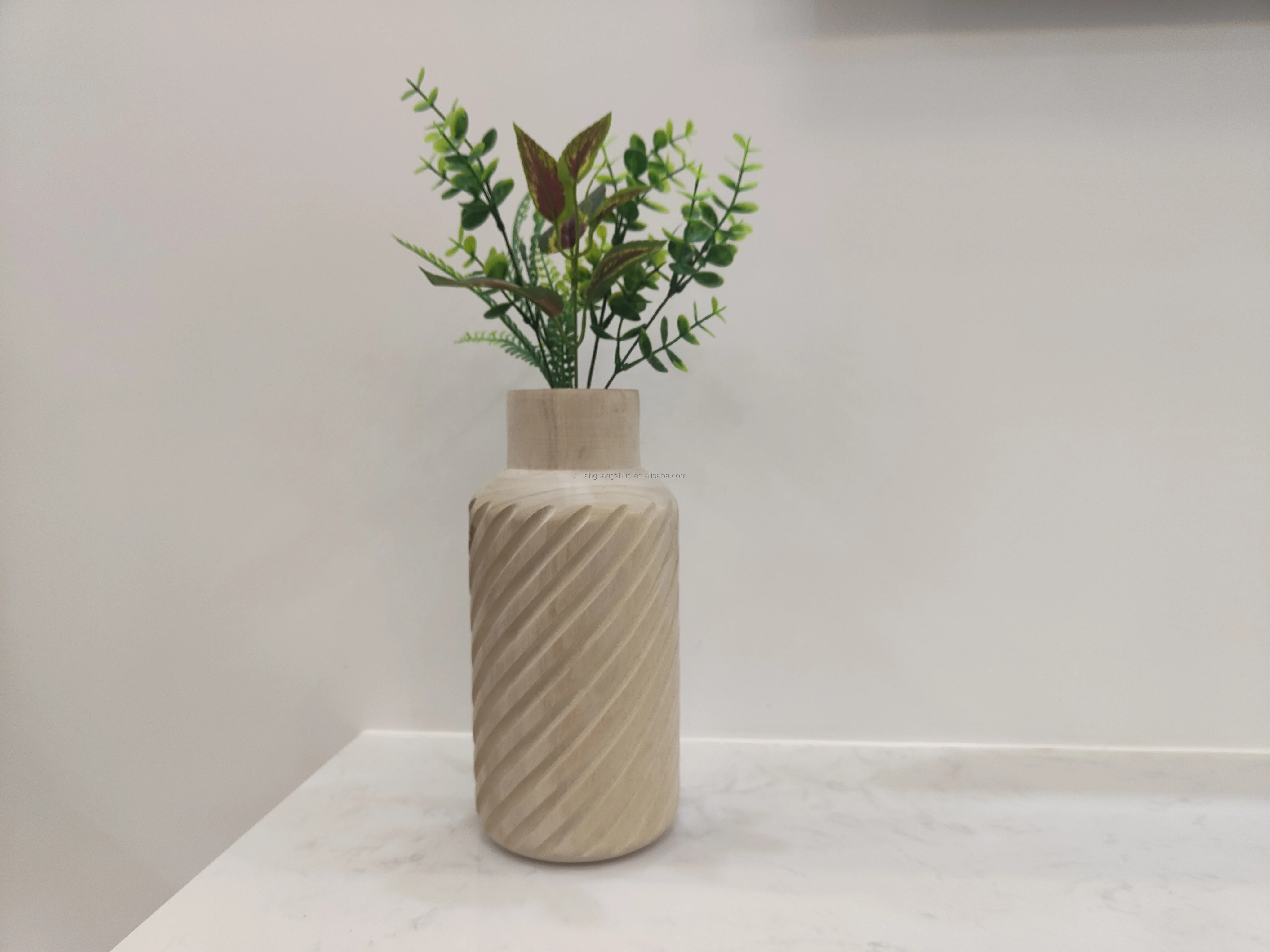 Home Decoration Pieces Curves Vases For Home Decor Hand Made/Country style vases for decor