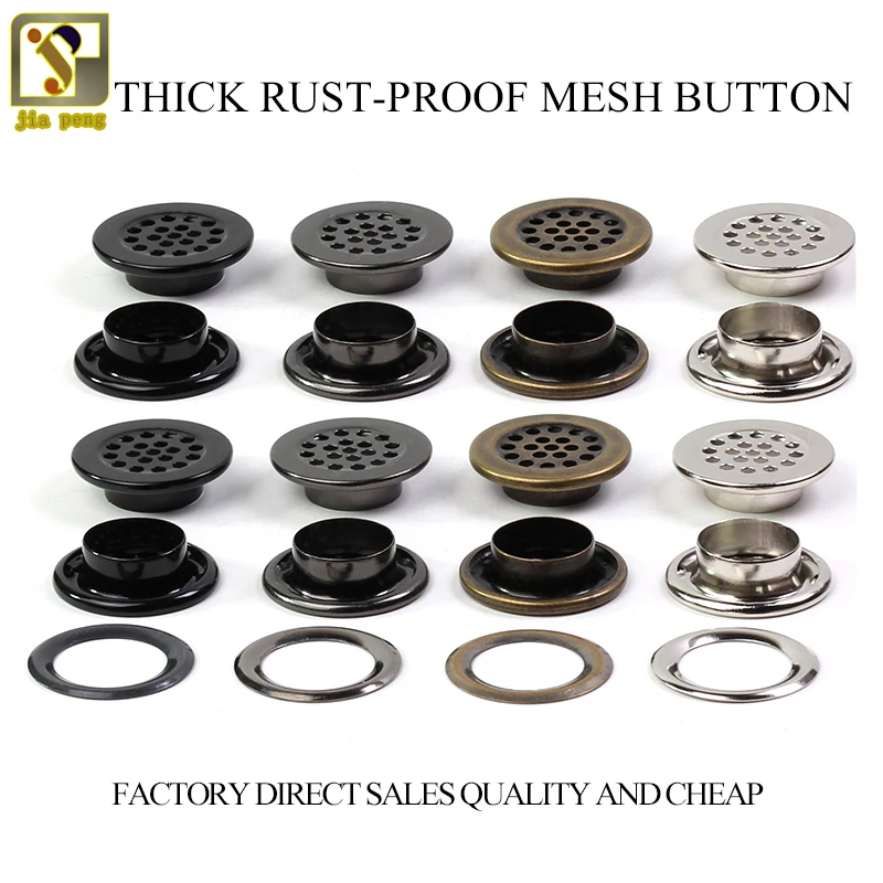 Wholesale High Quality Metal Mesh Eyelets Buckle AirHole Grommets Luggage Factory Direct