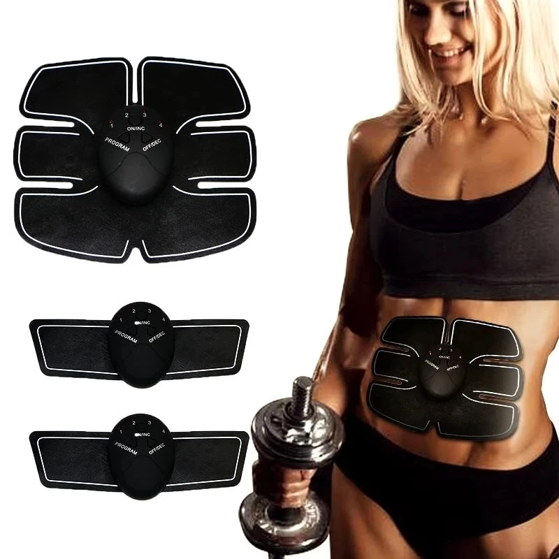 Electric Muscle Stimulator ems Wireless Buttocks Hip Trainer Abdominal ABS Stimulator Fitness Body Slimming Massager