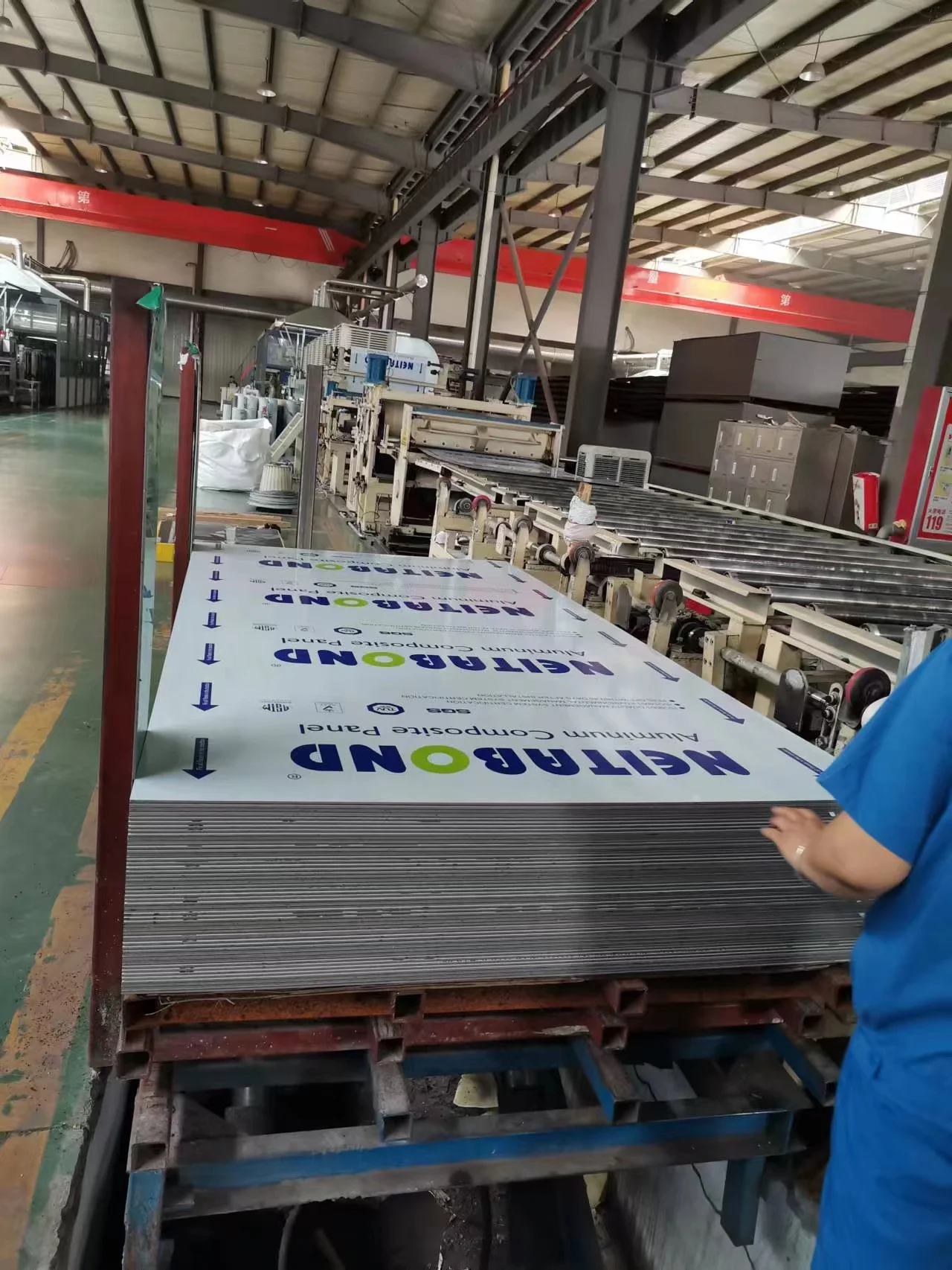 NEITABOND 4mm PVDF coating  wall cladding Aluminum composite panel