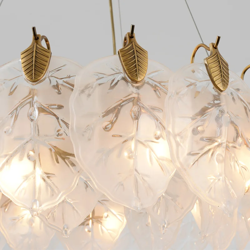 Wholesale price guzhen home ceiling hanging lamp hotel living room luxury modern glass chandeliers pendant lights