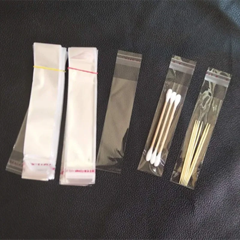 Custom OPP Self Adhesive Seal Plastic Bag With Round Hole Hook Transparent Resealable Cellophane Poly Storage Packaging Bag