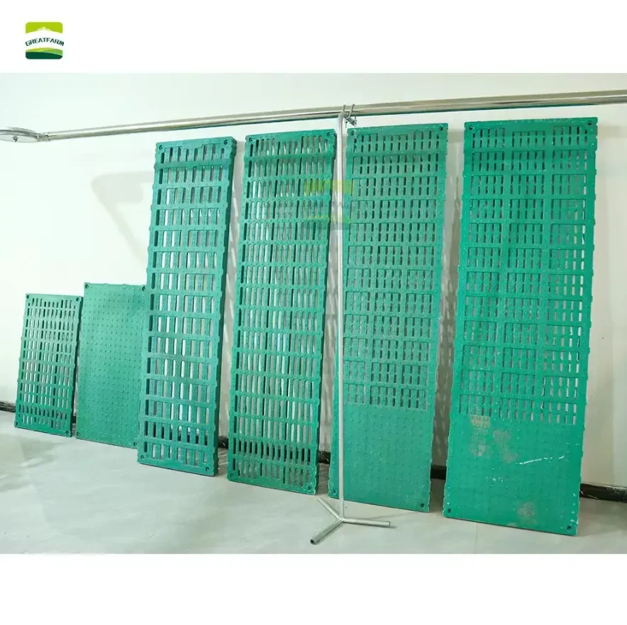 GREAT FARM Wholesale High Quality Resin And Steel Rebar Composite BMC Material Floor For Farrowing Gestation Crate in Pig Farm