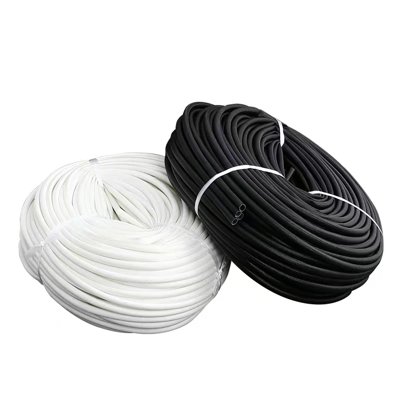 Class H High Voltage Motor Winding Materials silicone rubber coated braided fiberglass sleeving