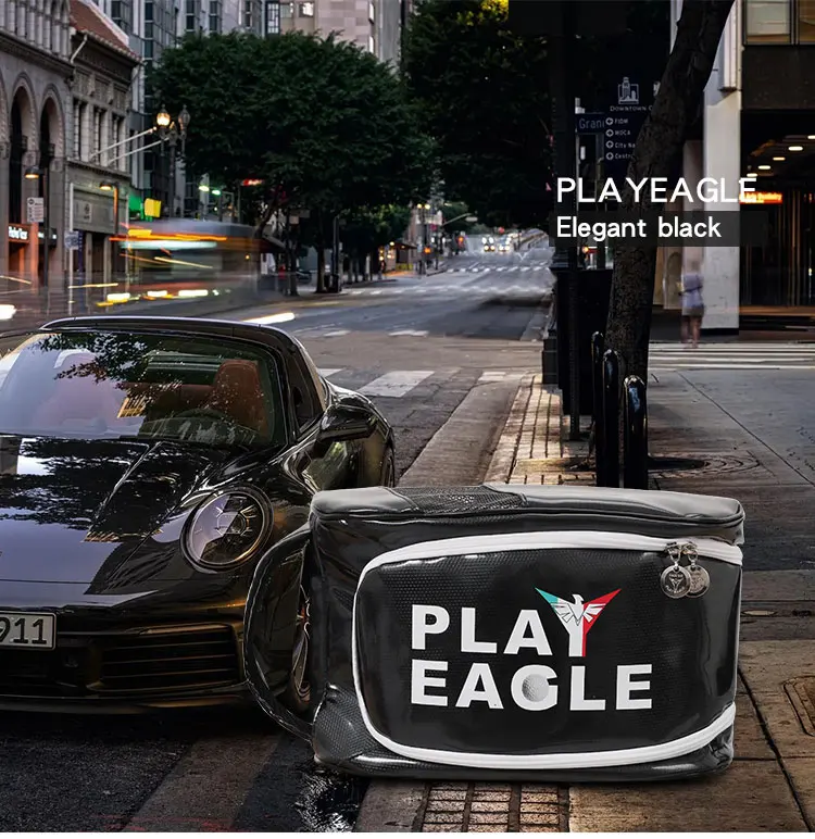 PLAYEAGLE U-образная застежка-молния дышащая сетчатая обувь для гольфа Сумка-тоут с ручкой