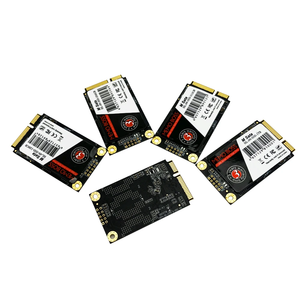 OEM SSD mSATA Half Size 128GB 256GB 512GB 1TB SATA3 MEMOBOSS Solid State Drive ssd 256 gb For Desktop And Laptop