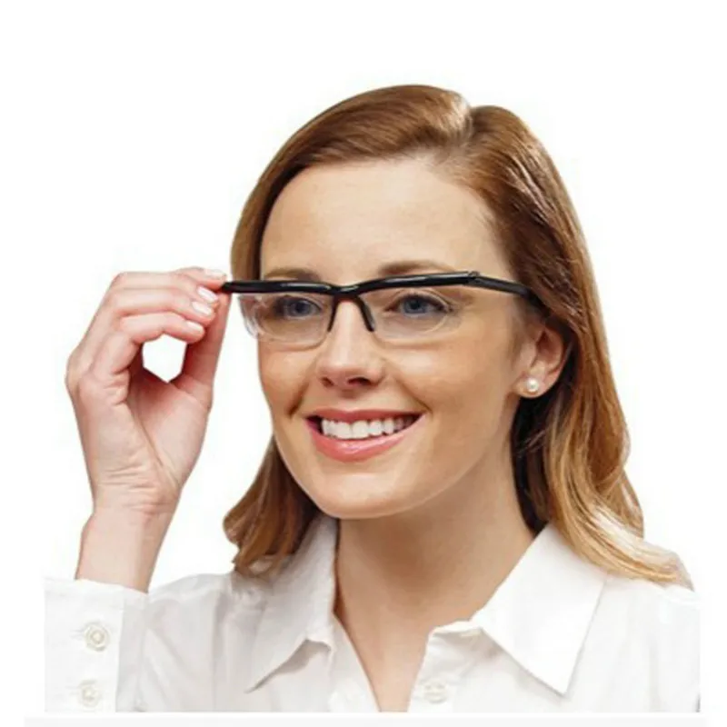 Focusing Lenses Pc Reading Myopia Optical Glasses Variable Vision Strength Men Women Glasses Correction Glasses