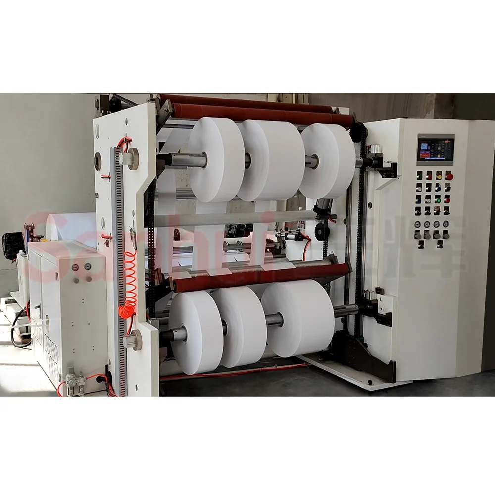 High Productivity Medium speed slitting machine for foil film non woven paper