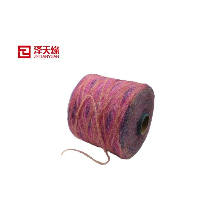 6S 52%Acrylic 16% Nylon 20%Polyester 8% wool 2%spx blended yarn spray fancy yarn for knitting