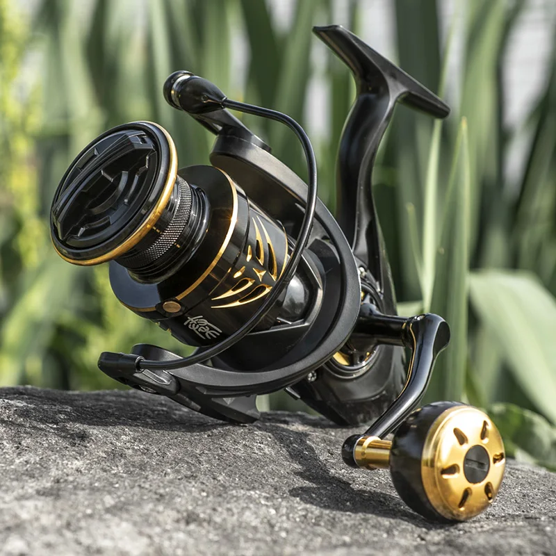 LINNHUE Spinning Reel 2800-7800 6BBS Metal Spool Carp Distant Wheel Reel Fishing WheelLong Shot Sea Fishing Reels