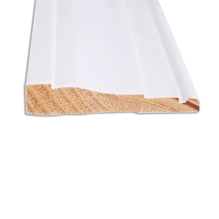 Cheap Gesso Primed FJ Cedar Shoe Moulding for indoor