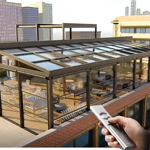 Deda aluminum frame insulating glass vertical air tightness class 7 manual/electric lift window