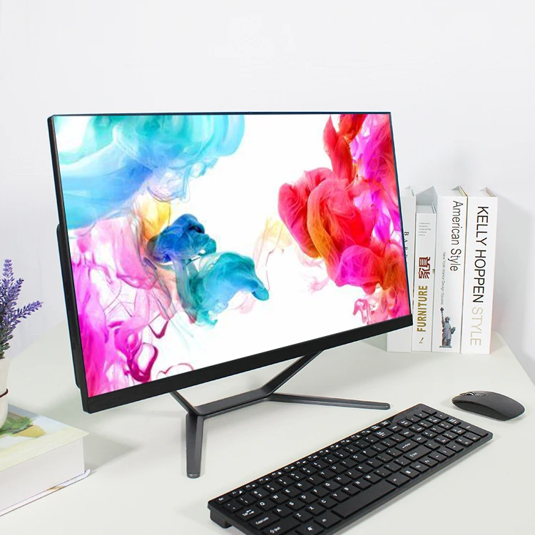 Оптовая продажа, настольный моноблок для игр 21,5 23,8, изогнутый i9 i7 i5 i3 с процессором ram ssd, «сделай сам», ПК-компьютер