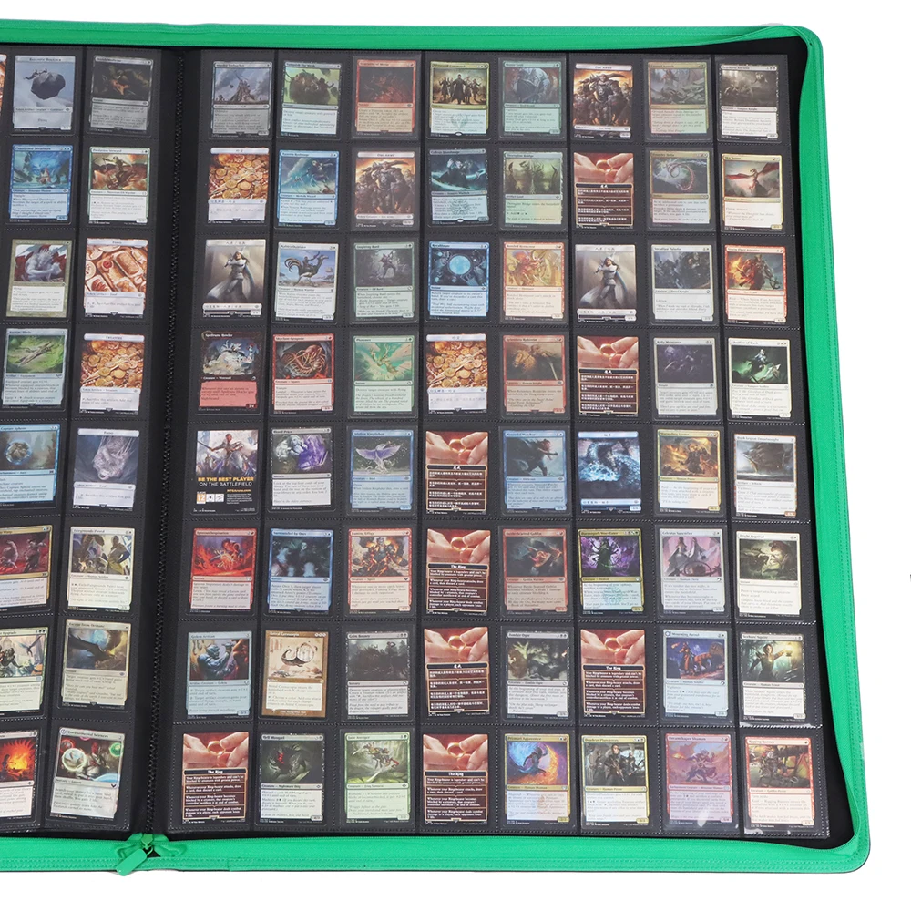 64-Pocket Trading Cards Binder LargeCapacity Custom Logo Collectible Card Album for Game Sports Baseball Binders Toploader Album