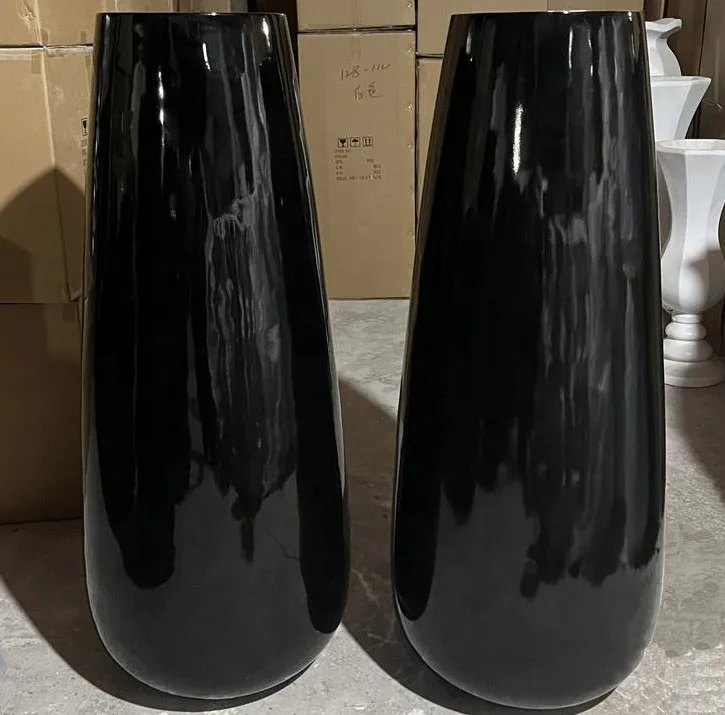 Custom Nordic ins modern decorative planter, home accessories decoration vase set, big tall planter flower pot vases