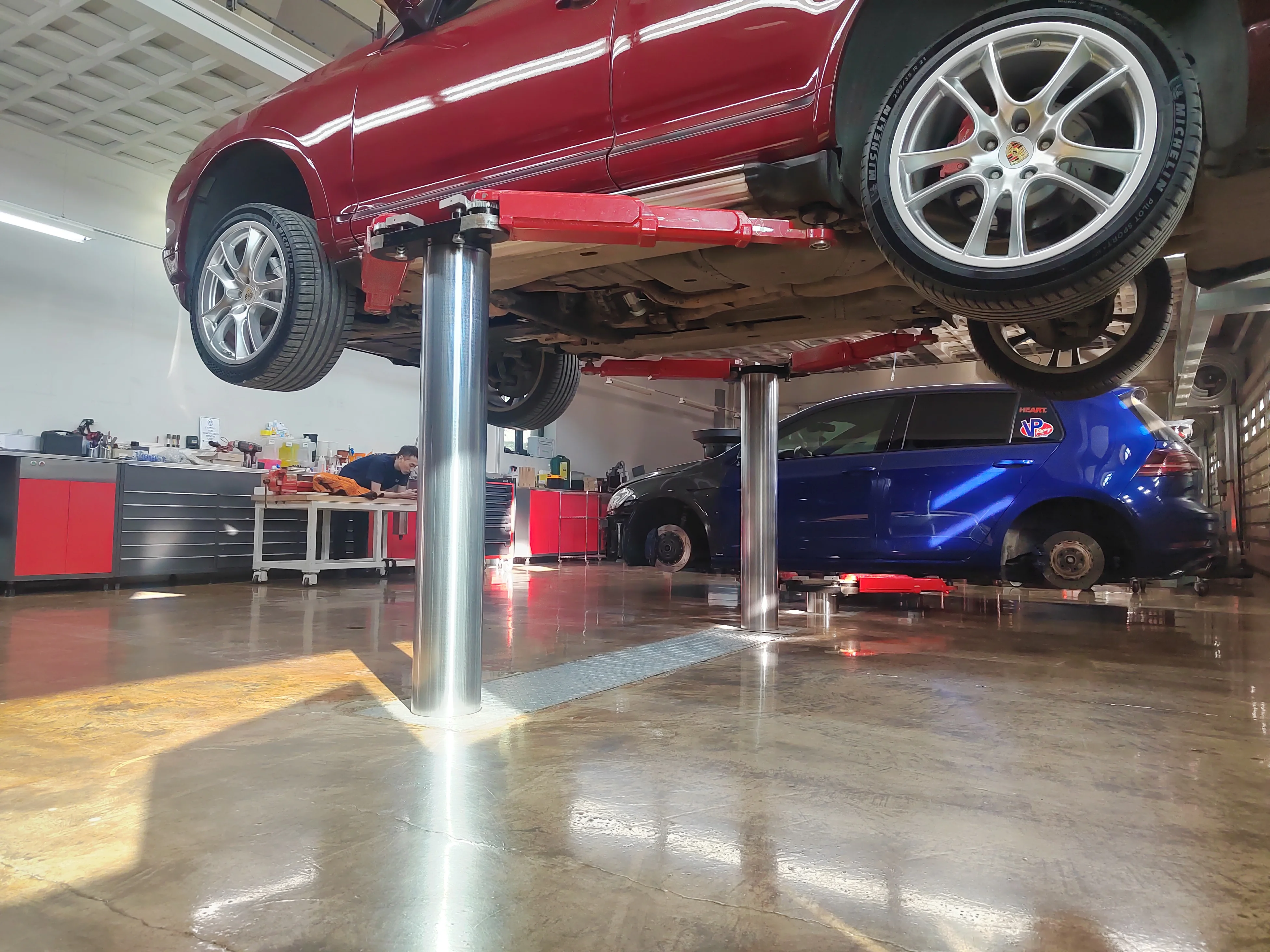 Underground Under Ground Lifters 2 Level Electric Hydraulic Systems Parking Elevators 5 Ton 2 Post  Lifter Car Lifting Lifts